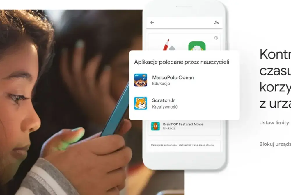 Jak aplikacja blokuje dostęp do Google Play i chroni Twoje dziecko
