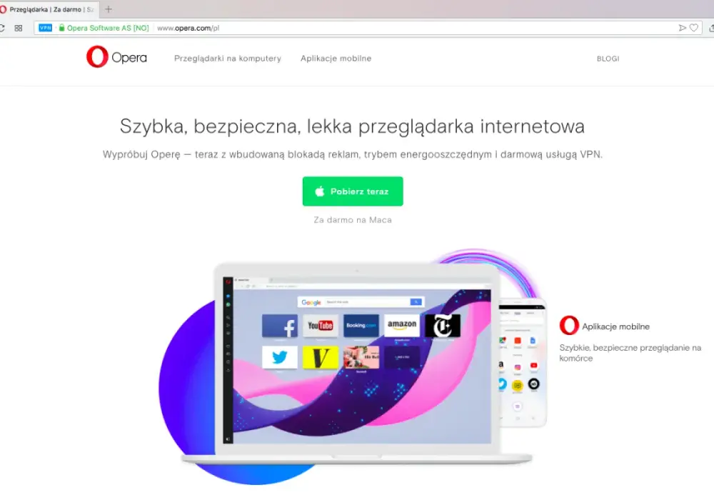 Jak włączyć VPN w Operze i zwiększyć swoją prywatność online